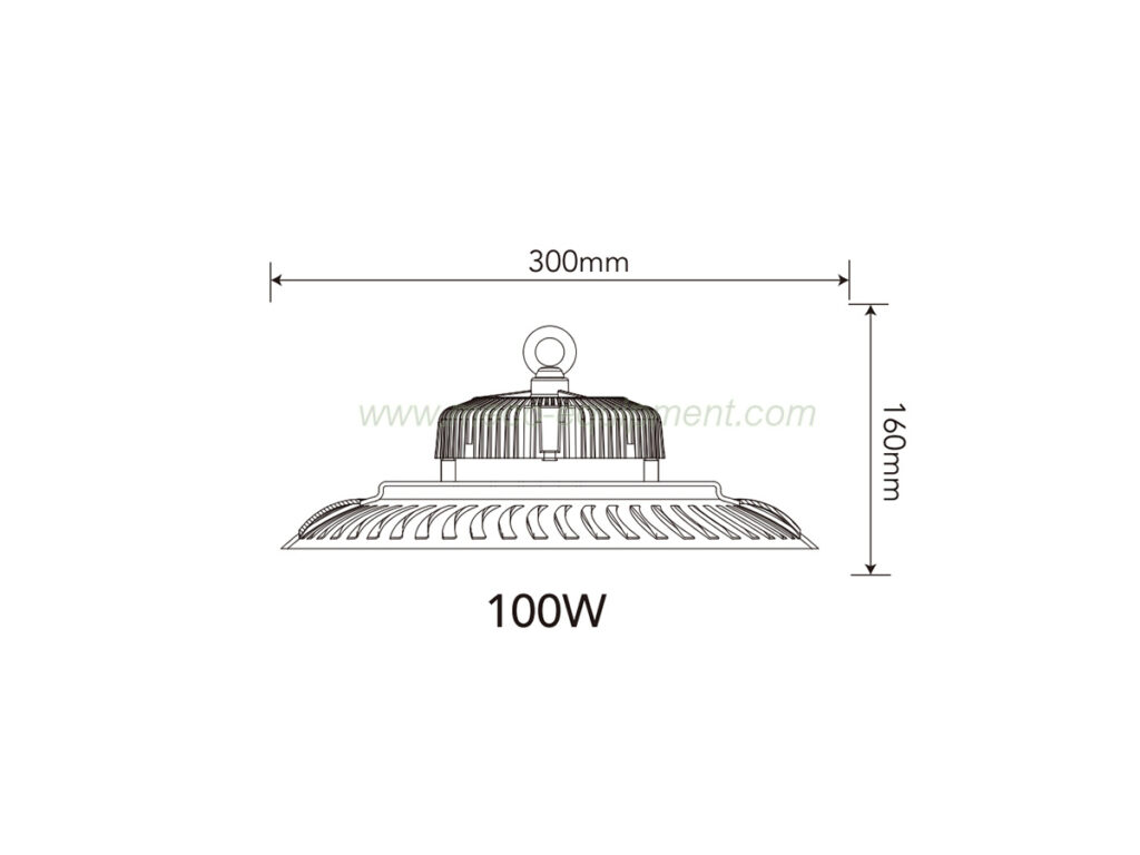 FSL LED HIGH BAY UFO 100W - MECC LIGHTING
