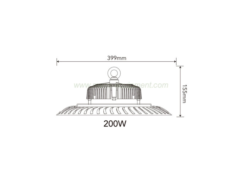 FSL LED HIGH BAY UFO 200W - MECC LIGHTING