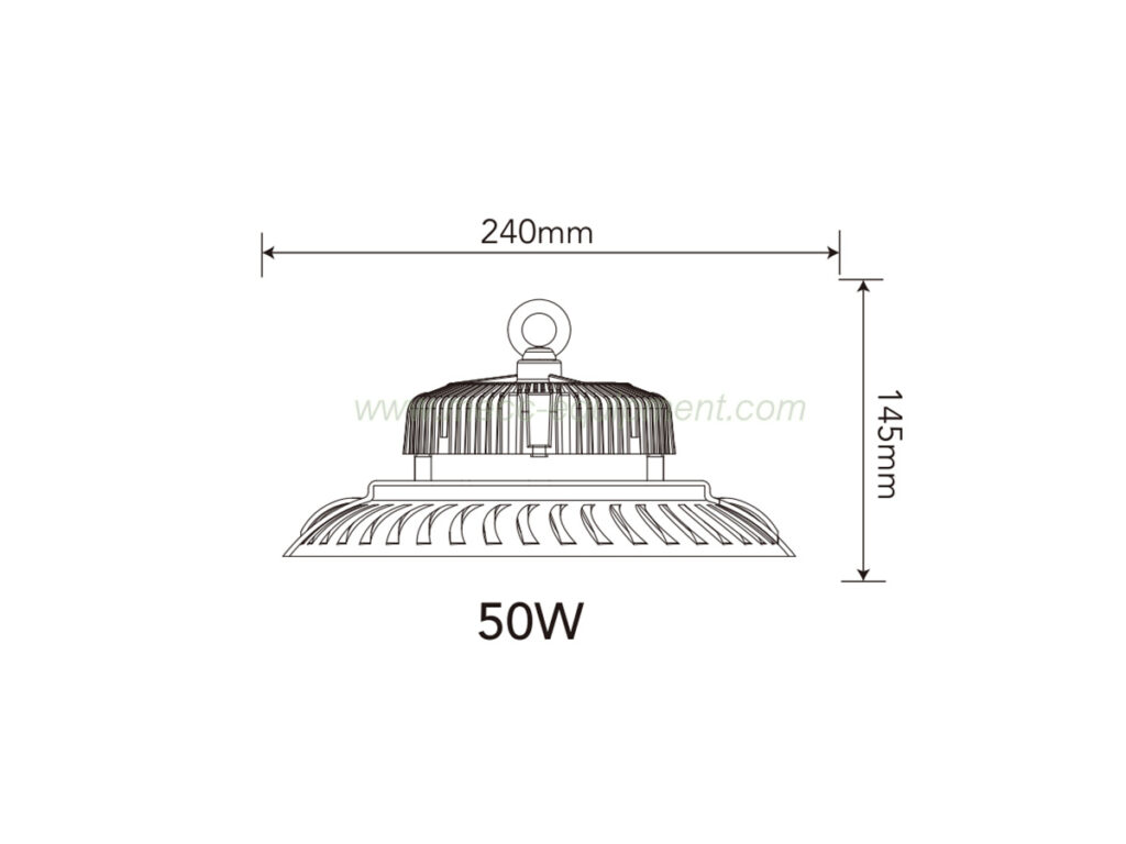 FSL LED HIGH BAY UFO 50W - MECC LIGHTING