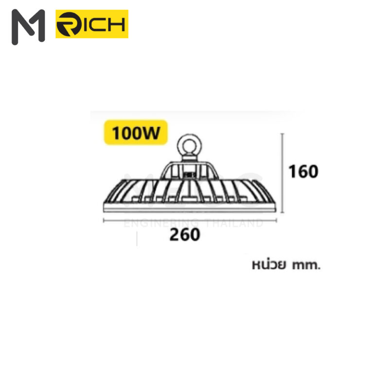 FSL LED HIGH BAY UFO 200W - MECC LIGHTING